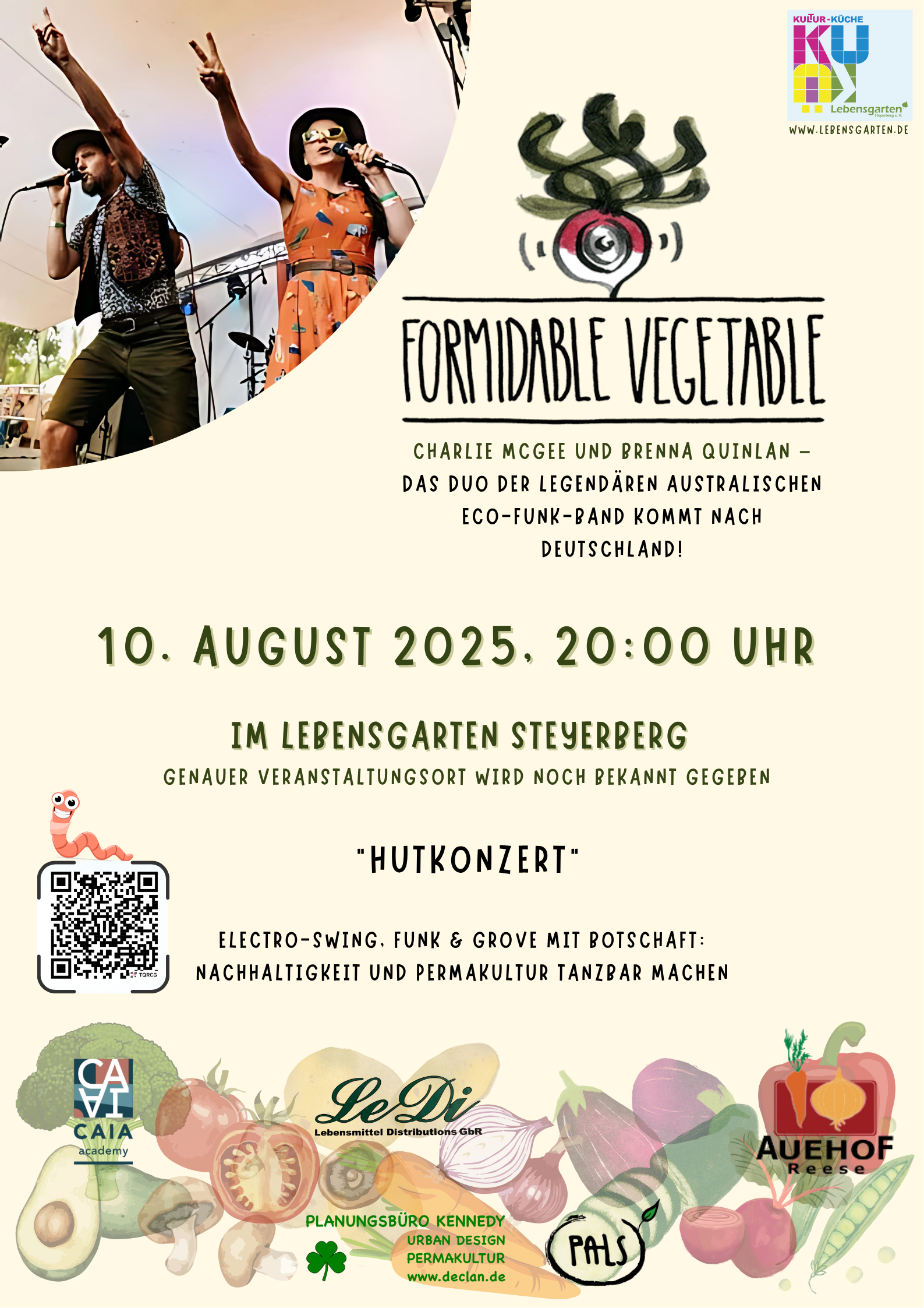 Formidable Vegetable Konzert Poster